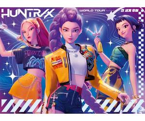Kinderpuzzle 150 XXL Teile - KPop Demon Hunters - Huntr/x World Tour