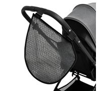 Kinderwagen Organizer Netz Tasche - Universal Kinderwagen Aufbewahrung | Verstellbare Nylon Stroller Tasche Mit Atmungsaktivem Mesh Für Snacks Spielzeug Flaschen Windeln