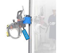 Kindevieft Circular Saw Track Guide, Aluminum Alloy Rail System with Electric Auto Lift & Remote, 3000RPM Self-Walking Saw, for Concrete Block 1.5M-4.9ft