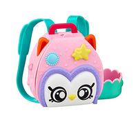 Kindi Kids Owl Petkin Backpack and 3 Shopkins