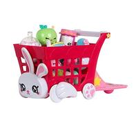 Kindi Kids Rabbit Petkin Shopping Cart and 2 Shopkins, Multi-Colour