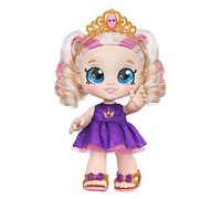 Kindi Kids Tiara Sparkles Royal Candy Scented Big Sister Official 10 Inch Toddler Doll with Bobble Head, Big Glitter Eyes, Changeable Clothes and Removable Shoes