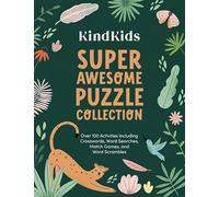 KindKids Super Awesome Puzzle Collection – 100+ Puzzles: Crosswords, Word Searches & Match Games