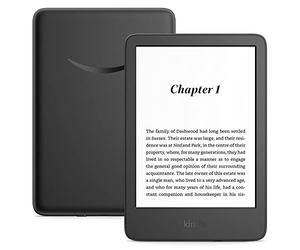 Kindle (2022 release) | The lightest and most compact Kindle, now with a 6", 300 ppi high-resolution display and double the storage | With ads | Black
