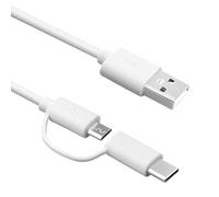 Kindle Fire Tablet Charger, HD 7, 8, 9, 10, HDX 7” 8.9”, Paperwhite, Oasis E-Reader, Dot 2nd Gen - 9W Power Cord with USB-C & Micro USB Cable