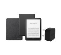 Kindle Paperwhite (2024 Release) 16 GB without ads, black Amazon Clear Back Cover and an Amazon Powerfast 9W Power Adapter