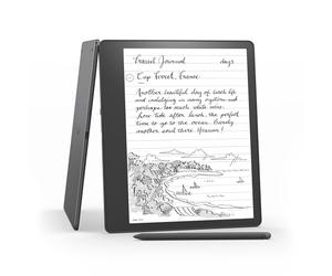 Kindle Scribe (2022 release) - 16 GB, the first Kindle and digital notebook, all in one, with a 10.2" 300 ppi Paperwhite display, with built-in notebook summarisation. Includes Premium Pen