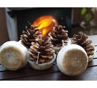 Kindlecone - Natural pine cone firelighters - Autumn Mist - Box of 6