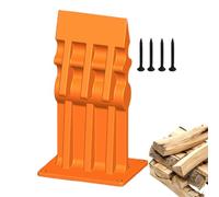 Kindling Splitter for Wood - Manual Tool Made of Cast Iron, Robust Cast Made of Ductile Iron | Efficient Firewood Splitter with Mounting Screws for Use on the Fireplace in the Backyard
