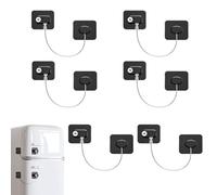 KINDLUME 6 Pieces Baby Drawer Locks, Child Drawer Security, Refrigerator Lock and Lock, Safety Lock, Window Protection, Child, Security