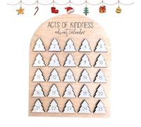 Kindness Advent Calendar - Acts Of Kindness Christian Calendar, Countdown 25 Days Of Christmas-themed Story | Kids Adults Girls Boys Gift Ornament