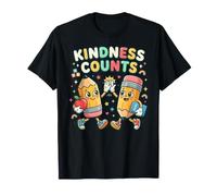 Kindness Counts Cute Pencil and Eraser Design T-Shirt