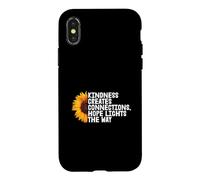Kindness Creates Connections Hope Lights The Way Case for iPhone X/XS