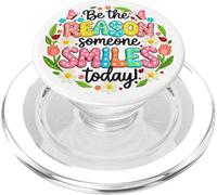 Kindness Design Be the Reason Someone Smiles PopSockets PopGrip for MagSafe
