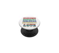 Kindness Equality Inclusion Diversity Love Para PopSockets Adhesive PopGrip