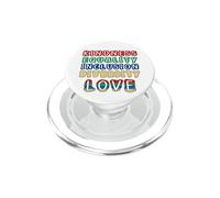 Kindness Equality Inclusion Diversity Love Para PopSockets PopGrip for MagSafe