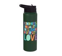 Kindness Equality Inclusion Diversity Love Stainless Steel Insulated Water Bottle