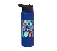 Kindness Equality Inclusion Diversity Love Stainless Steel Insulated Water Bottle