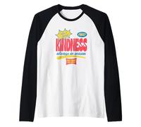 Kindness Free and Always in Season Be a Good Human Retro Raglan Baseball Tee