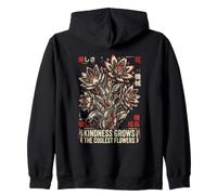 Kindness Grows The Coolest Flowers Zip Hoodie