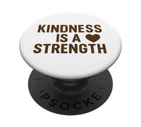 Kindness is a Strength Brown Heart PopSockets Adhesive PopGrip