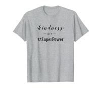 Kindness is a Super Power 2020 Mantra T-Shirt, Men, Heather Grey, Small