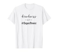 Kindness is a Super Power 2020 Mantra T-Shirt, Men, White, 4X-Large