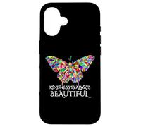 Kindness is Always Beautiful Butterfly Case for iPhone 16