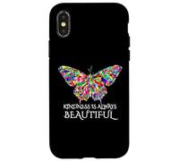 Kindness is Always Beautiful Butterfly Case for iPhone X/XS
