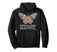 Kindness is Always Beautiful Butterfly Pullover Hoodie
