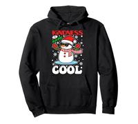 Kindness Is Always Cool Snowman Funny Xmas Teacher Design Pullover Hoodie