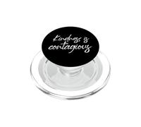 Kindness Is Contagious Motivational Mental Health Quote PopSockets PopGrip for MagSafe