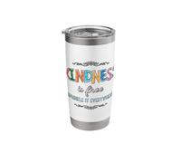 Kindness is Free Sprinkle It Everywhere Inspirational Fun Stainless Steel Insulated Tumbler