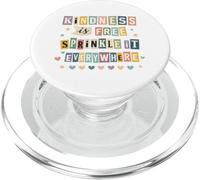 Kindness is Free Sprinkle It Everywhere Quote PopSockets PopGrip for MagSafe