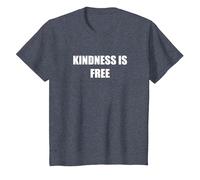 Kindness is Free T-Shirt, Kids, Heather Blue, 8 Years
