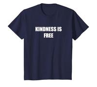 Kindness is Free T-Shirt, Kids, Navy, 10 Years