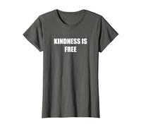 Kindness is Free T-Shirt, Women, Asphalt, L