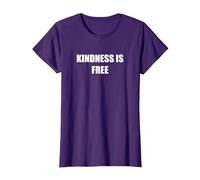 Kindness is Free T-Shirt, Women, Purple, XL