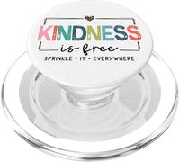 Kindness Is Free Teacher Classroom Positive Message School PopSockets PopGrip for MagSafe