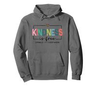 Kindness Is Free Teacher Classroom Positive Message School Pullover Hoodie