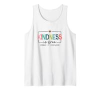 Kindness is Free Teacher Classroom Positive Message School Tank Top