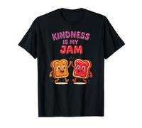 Kindness is My Jam Cute Peanut Butter Jelly Toast T-Shirt