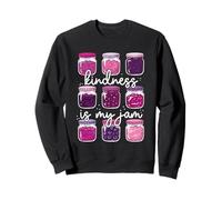 Kindness Is My Jam Teaher Inspirational Inclusion Equality Sweatshirt