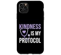 Kindness Is My Protocol Healthcare Clinical Registered Nurse Case for iPhone 11 Pro Max