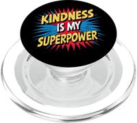 Kindness is My Superpower Anti Bullying Be Kind Comic Kids PopSockets PopGrip for MagSafe
