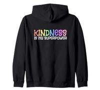Kindness is my superpower consciousness Zip Hoodie