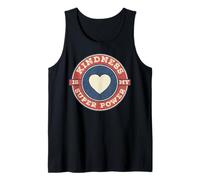 Kindness is My Superpower Retro Vintage Kindness Awareness Tank Top
