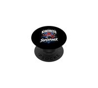 Kindness Is My Superpower Superhero Anti Bullying School Fun PopSockets Adhesive PopGrip