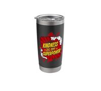Kindness is My Superpowers Positive Motivational Empowerment Stainless Steel Insulated Tumbler