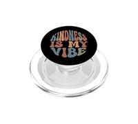 Kindness Is My Vibe Retro Groovy PopSockets PopGrip for MagSafe